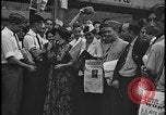 Image of UAW workers celebrate victory Dearborn Michigan USA, 1937, second 4 stock footage video 65675078303