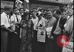 Image of UAW workers celebrate victory Dearborn Michigan USA, 1937, second 8 stock footage video 65675078303