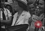 Image of UAW workers celebrate victory Dearborn Michigan USA, 1937, second 12 stock footage video 65675078303