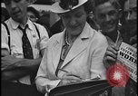 Image of UAW workers celebrate victory Dearborn Michigan USA, 1937, second 17 stock footage video 65675078303