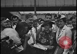 Image of UAW workers celebrate victory Dearborn Michigan USA, 1937, second 20 stock footage video 65675078303