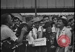 Image of UAW workers celebrate victory Dearborn Michigan USA, 1937, second 21 stock footage video 65675078303