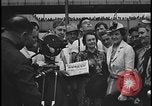 Image of UAW workers celebrate victory Dearborn Michigan USA, 1937, second 30 stock footage video 65675078303