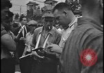 Image of UAW workers celebrate victory Dearborn Michigan USA, 1937, second 32 stock footage video 65675078303