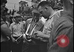 Image of UAW workers celebrate victory Dearborn Michigan USA, 1937, second 33 stock footage video 65675078303
