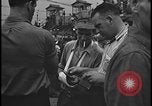 Image of UAW workers celebrate victory Dearborn Michigan USA, 1937, second 36 stock footage video 65675078303