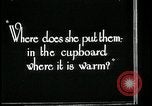 Image of woman with apron clearing plates Kansas City Missouri USA, 1922, second 61 stock footage video 65675078311