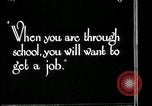 Image of boy wanted sign Kansas City Missouri USA, 1922, second 13 stock footage video 65675078314