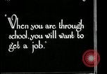 Image of boy wanted sign Kansas City Missouri USA, 1922, second 17 stock footage video 65675078314
