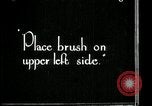 Image of brushing teeth Kansas City Missouri USA, 1922, second 13 stock footage video 65675078316