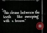 Image of brushing teeth Kansas City Missouri USA, 1922, second 56 stock footage video 65675078316