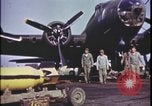 Image of B-17 Flying Fortress silhouette United Kingdom, 1943, second 3 stock footage video 65675078348