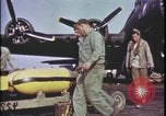 Image of B-17 Flying Fortress silhouette United Kingdom, 1943, second 10 stock footage video 65675078348