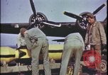Image of B-17 Flying Fortress silhouette United Kingdom, 1943, second 12 stock footage video 65675078348