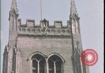 Image of church United Kingdom, 1943, second 25 stock footage video 65675078355