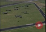 Image of aerial view B-17 bomber airfield United Kingdom, 1943, second 19 stock footage video 65675078357
