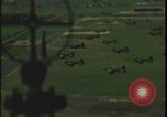 Image of aerial view B-17 bomber airfield United Kingdom, 1943, second 24 stock footage video 65675078357