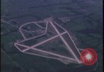 Image of aerial view B-17 bomber airfield United Kingdom, 1943, second 37 stock footage video 65675078357