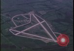Image of aerial view B-17 bomber airfield United Kingdom, 1943, second 39 stock footage video 65675078357