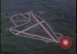 Image of aerial view B-17 bomber airfield United Kingdom, 1943, second 41 stock footage video 65675078357