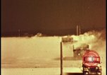 Image of atom bomb blast test destroying vehicles Nevada United States USA, 1955, second 8 stock footage video 65675078365