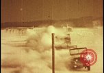 Image of atom bomb blast test destroying vehicles Nevada United States USA, 1955, second 11 stock footage video 65675078365