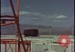 Image of railroad car atom bomb testing Nevada United States USA, 1955, second 10 stock footage video 65675078367