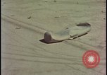 Image of railroad cars wrecked by atomic bomb tests Nevada United States USA, 1955, second 15 stock footage video 65675078368