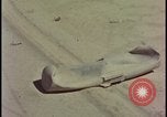 Image of railroad cars wrecked by atomic bomb tests Nevada United States USA, 1955, second 17 stock footage video 65675078368