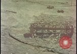 Image of railroad cars wrecked by atomic bomb tests Nevada United States USA, 1955, second 20 stock footage video 65675078368