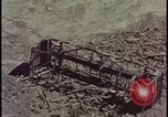 Image of railroad cars wrecked by atomic bomb tests Nevada United States USA, 1955, second 23 stock footage video 65675078368