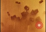 Image of atom bomb hitting oil barrels Nevada United States USA, 1955, second 38 stock footage video 65675078369