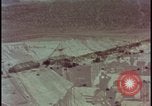 Image of army camp destroyed by atomic bomb blast test Nevada United States USA, 1955, second 5 stock footage video 65675078370