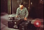 Image of army camp destroyed by atomic bomb blast test Nevada United States USA, 1955, second 20 stock footage video 65675078370