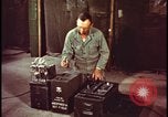 Image of army camp destroyed by atomic bomb blast test Nevada United States USA, 1955, second 21 stock footage video 65675078370