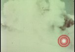 Image of army camp destroyed by atomic bomb blast test Nevada United States USA, 1955, second 31 stock footage video 65675078370