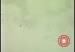Image of army camp destroyed by atomic bomb blast test Nevada United States USA, 1955, second 34 stock footage video 65675078370