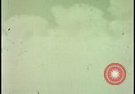 Image of army camp destroyed by atomic bomb blast test Nevada United States USA, 1955, second 35 stock footage video 65675078370
