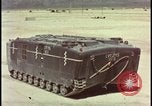 Image of LVT-5 hit by atomic bomb blast Nevada United States USA, 1955, second 1 stock footage video 65675078371