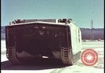 Image of LVT military transports hit by atomic bomb Nevada United States USA, 1955, second 8 stock footage video 65675078372