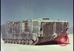 Image of LVT military transports hit by atomic bomb Nevada United States USA, 1955, second 13 stock footage video 65675078372