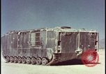 Image of LVT military transports hit by atomic bomb Nevada United States USA, 1955, second 14 stock footage video 65675078372