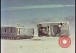 Image of LVT military transports hit by atomic bomb Nevada United States USA, 1955, second 24 stock footage video 65675078372