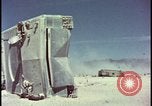 Image of LVT military transports hit by atomic bomb Nevada United States USA, 1955, second 33 stock footage video 65675078372