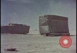 Image of LVT military transports hit by atomic bomb Nevada United States USA, 1955, second 38 stock footage video 65675078372