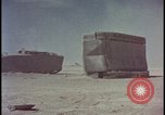 Image of LVT military transports hit by atomic bomb Nevada United States USA, 1955, second 39 stock footage video 65675078372