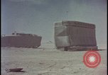 Image of LVT military transports hit by atomic bomb Nevada United States USA, 1955, second 41 stock footage video 65675078372