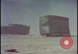 Image of LVT military transports hit by atomic bomb Nevada United States USA, 1955, second 42 stock footage video 65675078372