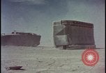 Image of LVT military transports hit by atomic bomb Nevada United States USA, 1955, second 47 stock footage video 65675078372