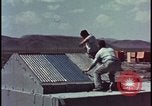Image of atomic bomb blast hitting test building Nevada United States USA, 1955, second 10 stock footage video 65675078374